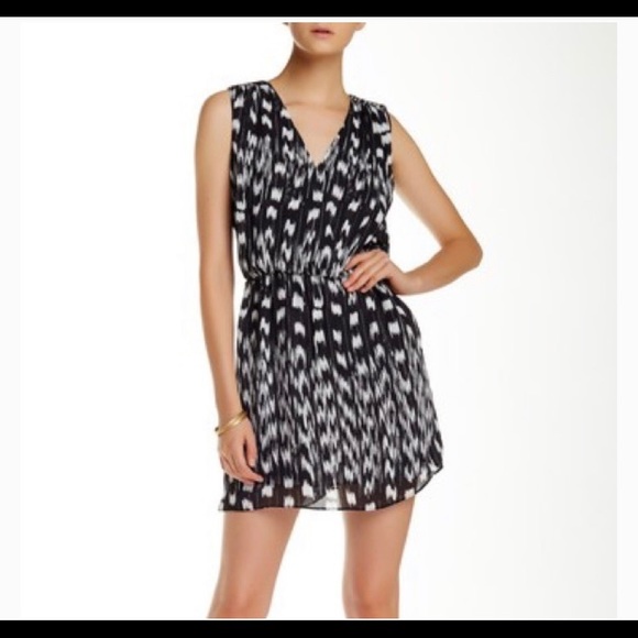 Parker Dresses & Skirts - Parker Black and White Silk Dress NWT
